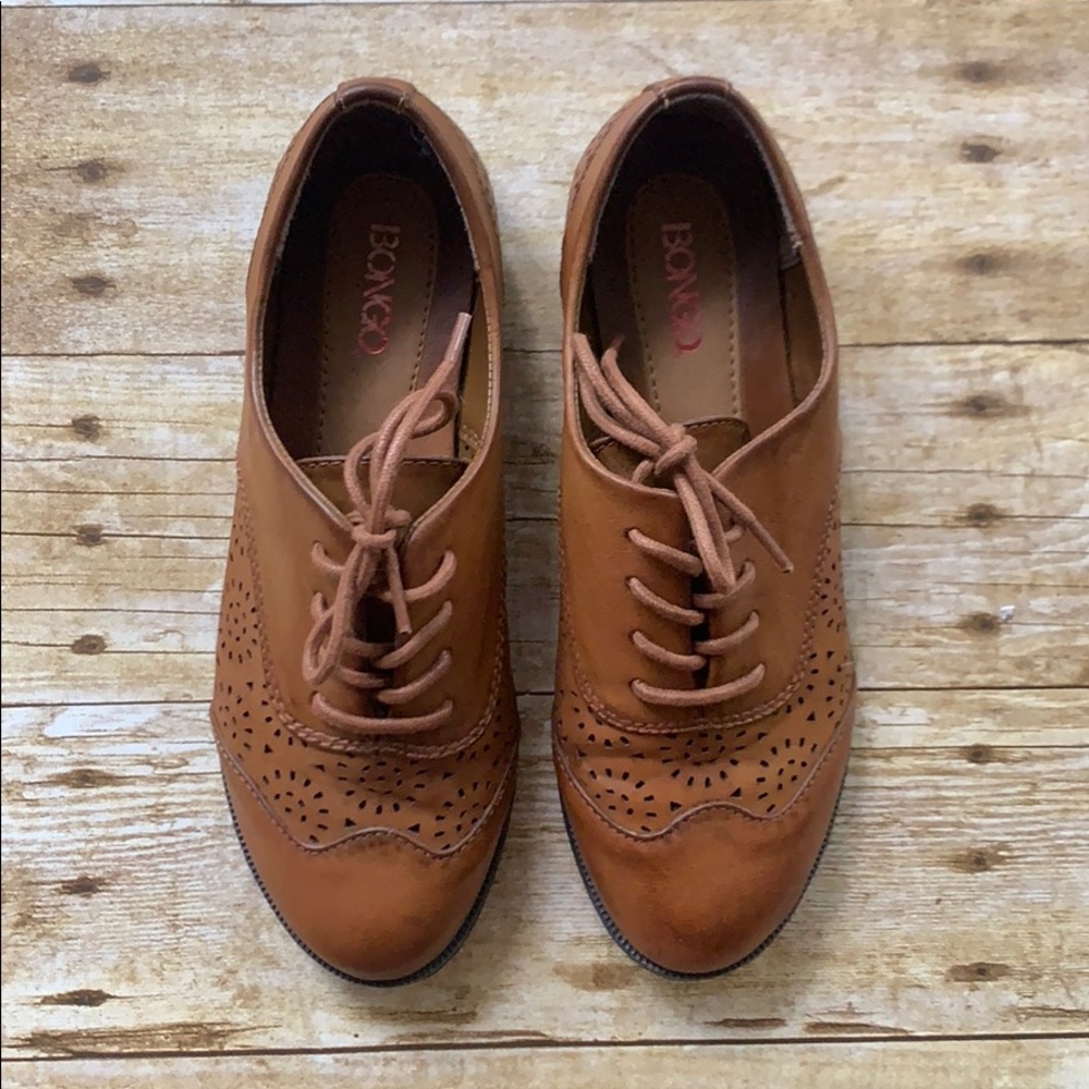 Bongo Cadence Oxfords  brown/cognac